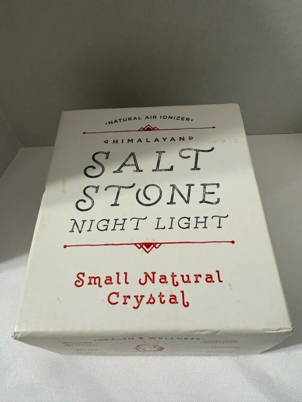 Himalayan‎ Salt Stone Night Light - Small Natural Crystal New in Box Earthbound